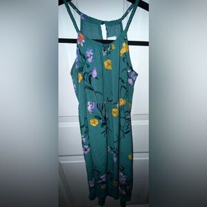 Old Navy Teal Floral Kids Dress